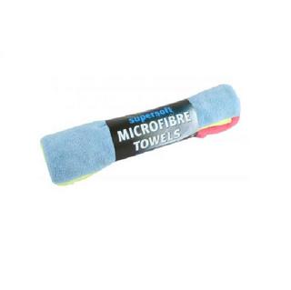 3 Pack Supersoft Microfibre Towels